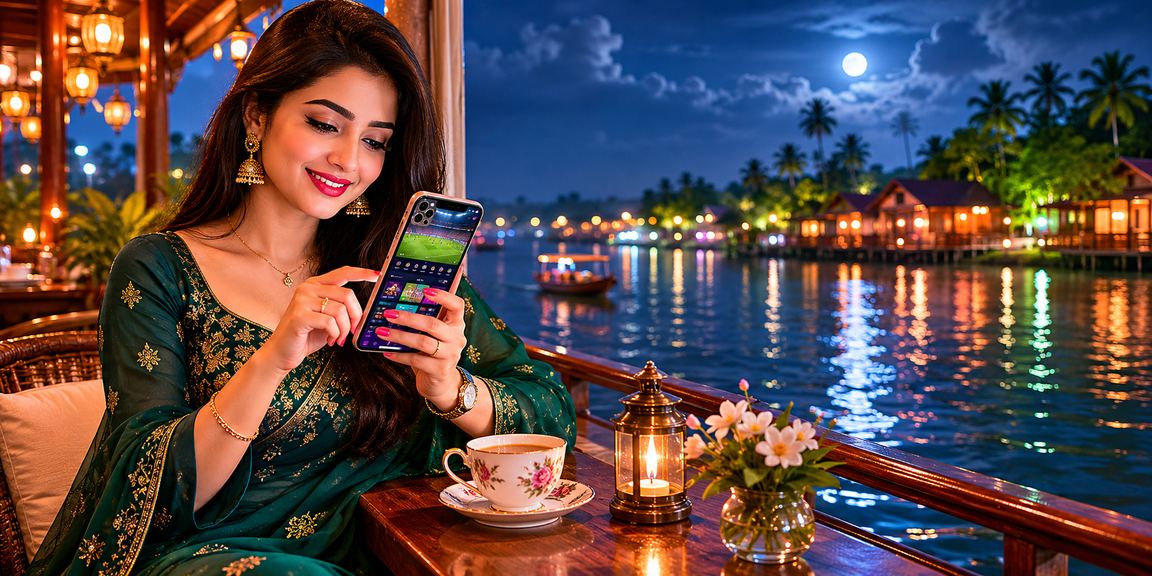 রংপুরের একজন ব্যবহারকারী মোবাইলে বেটিং করছেন