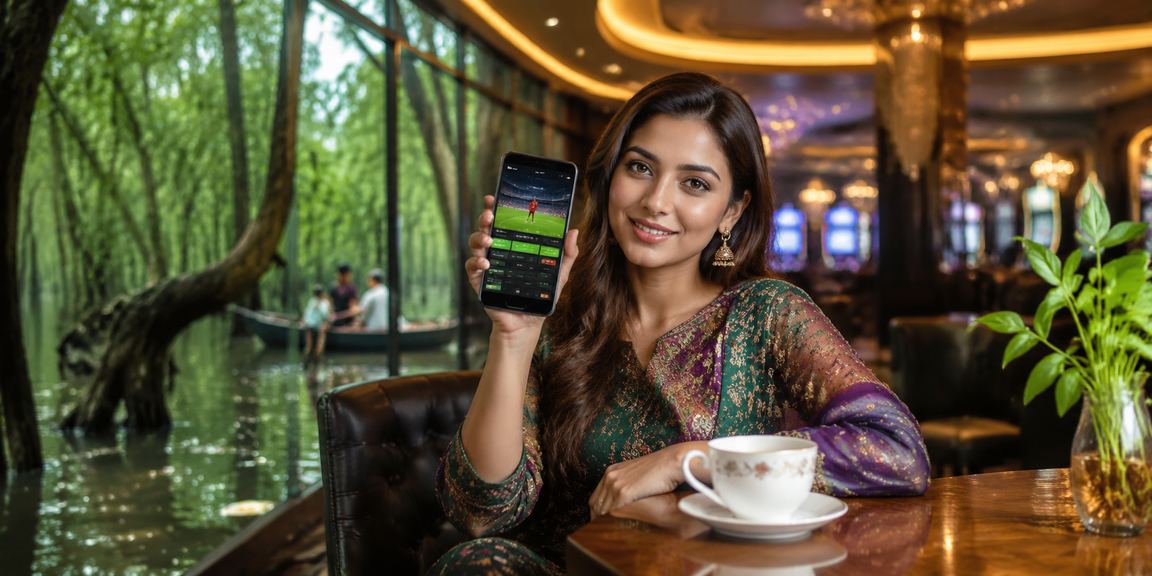 সিলেটের একজন ব্যবহারকারী মোবাইলে 502 ক্যাসিনো খেলছেন